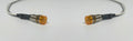 Amber LED Dash Indicator Lights Pair for Toyota Hilux (2010–2015)