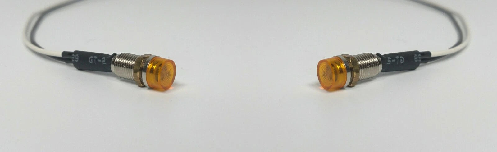 Amber LED Dash Indicator Lights Pair for Toyota Hilux (2010–2015)