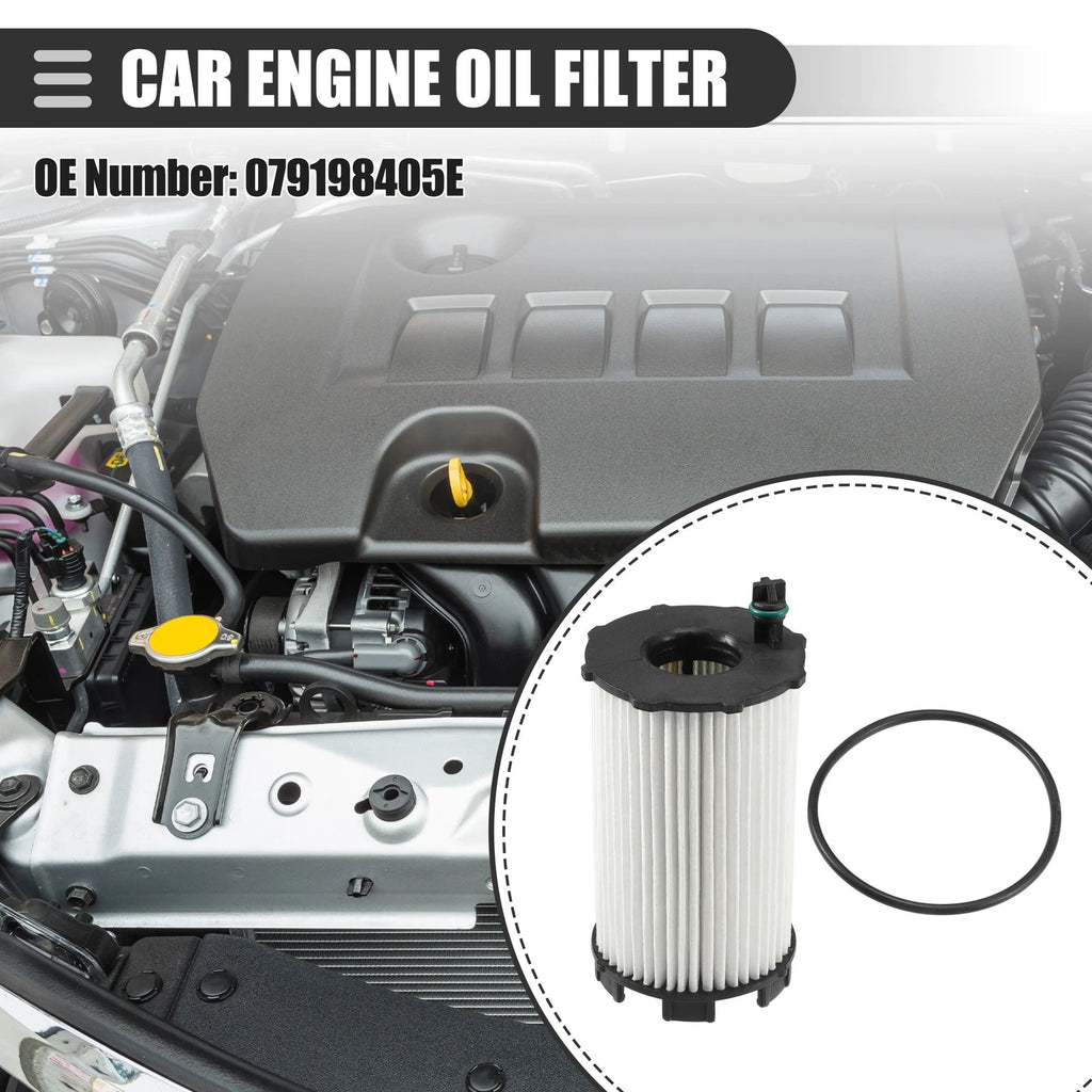Set of 1 Engine Oil Filter with Gasket for Audi RS5 (2013–2015) 4.2L V8