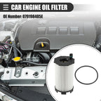 Set of 1 Engine Oil Filter with Gasket for Audi RS5 (2013–2015) 4.2L V8