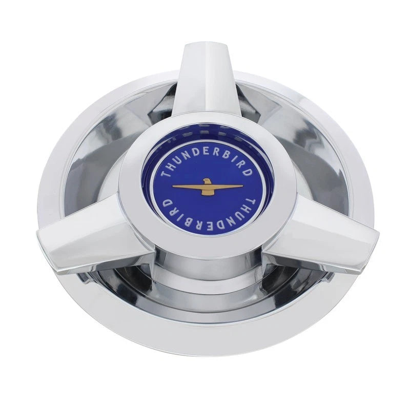 Wire Wheel Spinner Center Hub Caps Replacement Set for Ford Thunderbird (1962–1963)