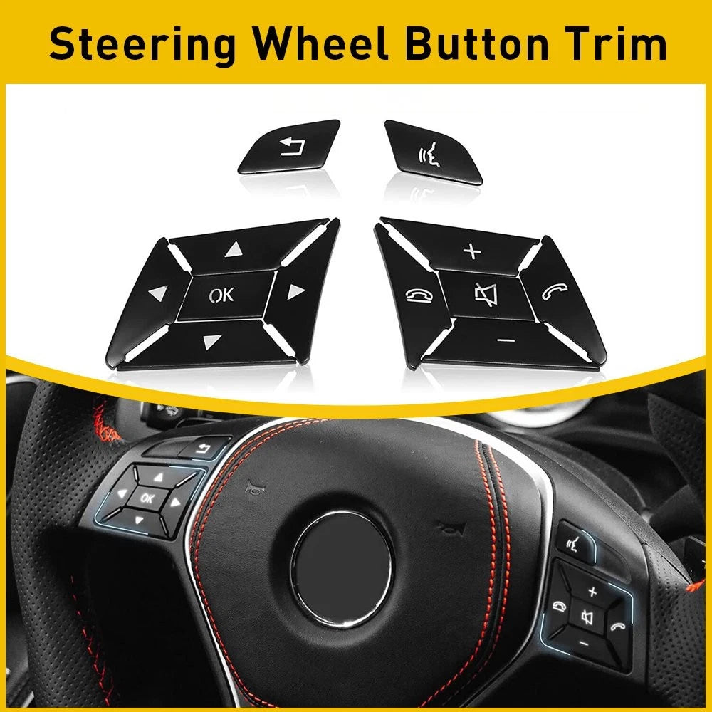 Steering Wheel Trim Button for Mercedes Benz E300 E350 (2012–2017)