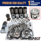 Engine Overhaul Rebuild Kit for Isuzu NPR NQR NHR NKR ELF Truck (4JJ1 4JJ1T)