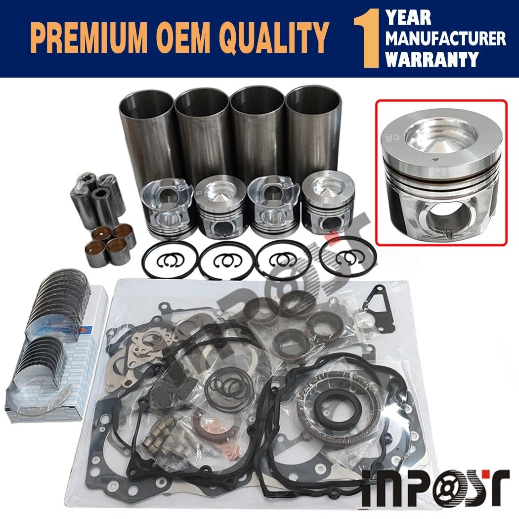 Engine Overhaul Rebuild Kit for Isuzu NPR NQR NHR NKR ELF Truck (4JJ1 4JJ1T)