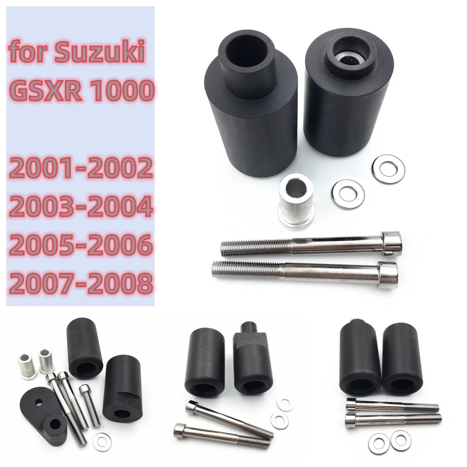 Frame Sliders for Suzuki GSXR 1000 (2001–2008)