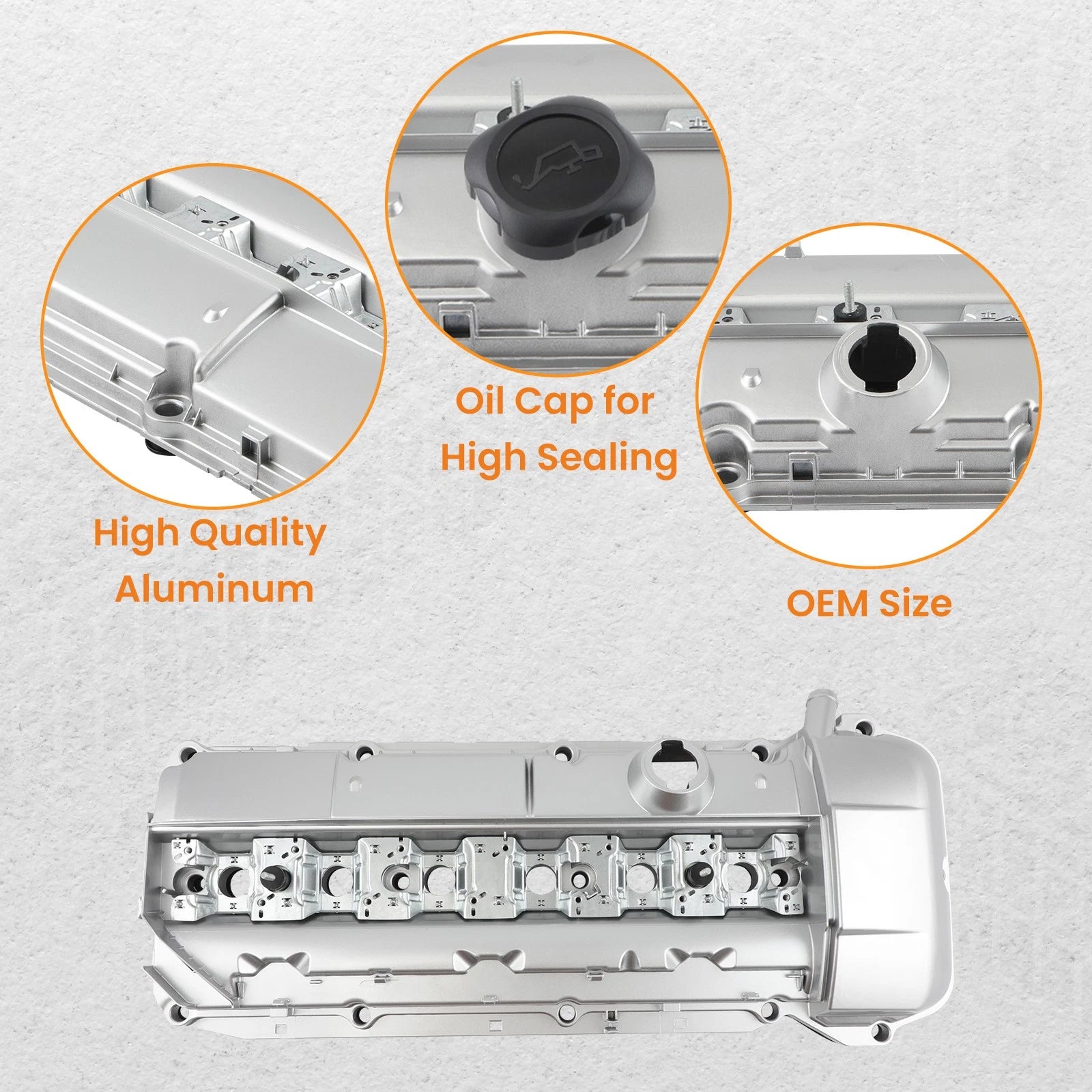 Valve Cover w/ Gasket for BMW 323i 328i 528i (1999–2000) 11121432928