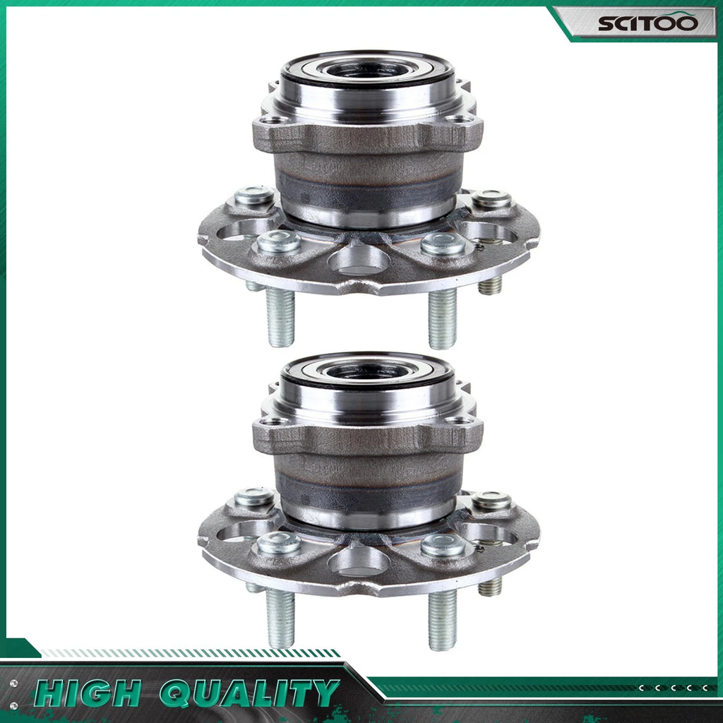 2X Rear Wheel Bearing Hub Assembly for Honda CR-V (2007–2011) 5 Bolts AWD