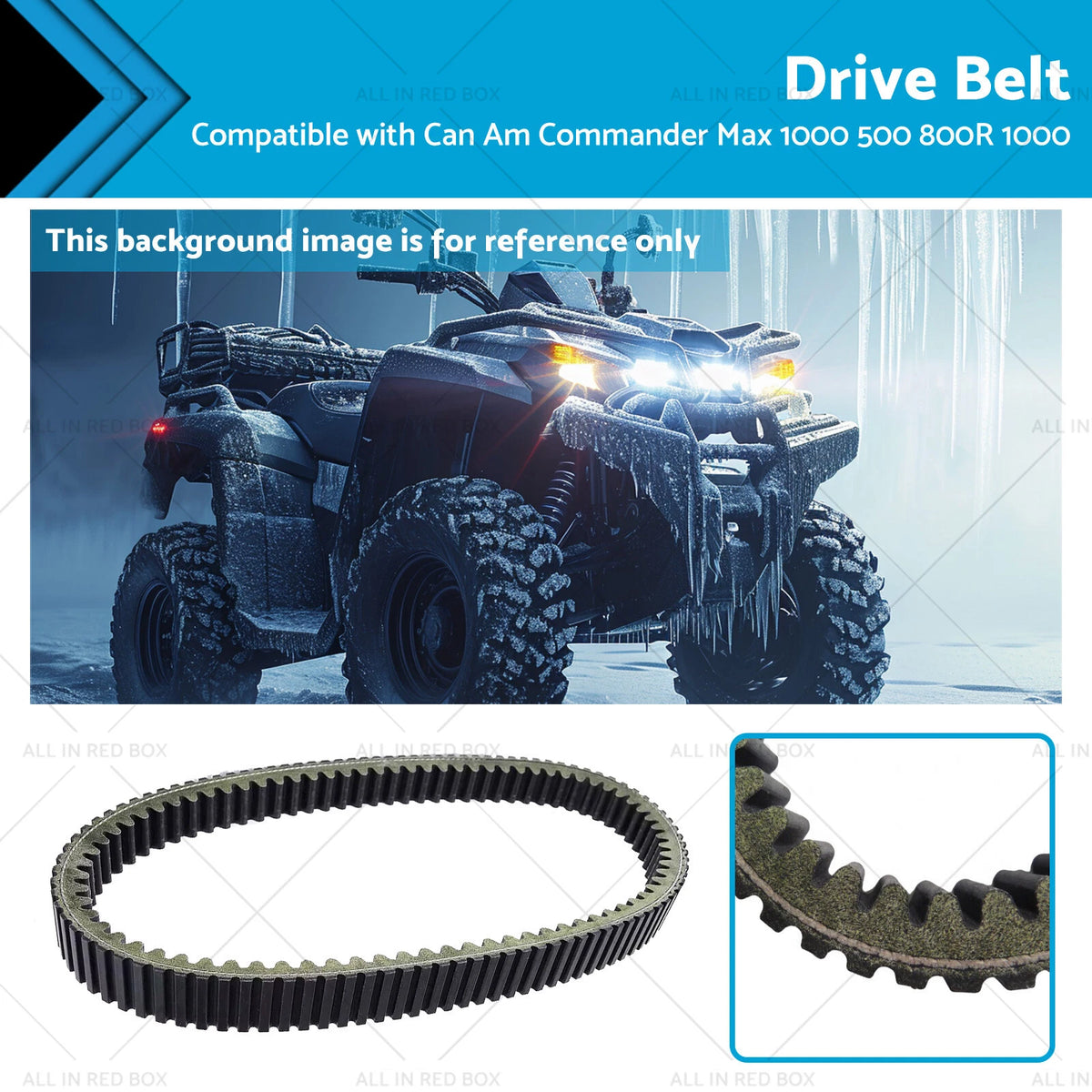 Drive Belt for Can Am Commander Max 1000 500 800R (2011–2017) 420280360
