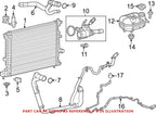 Upper Radiator Coolant Hose for Dodge Dart (2013–2016) 68092560AC
