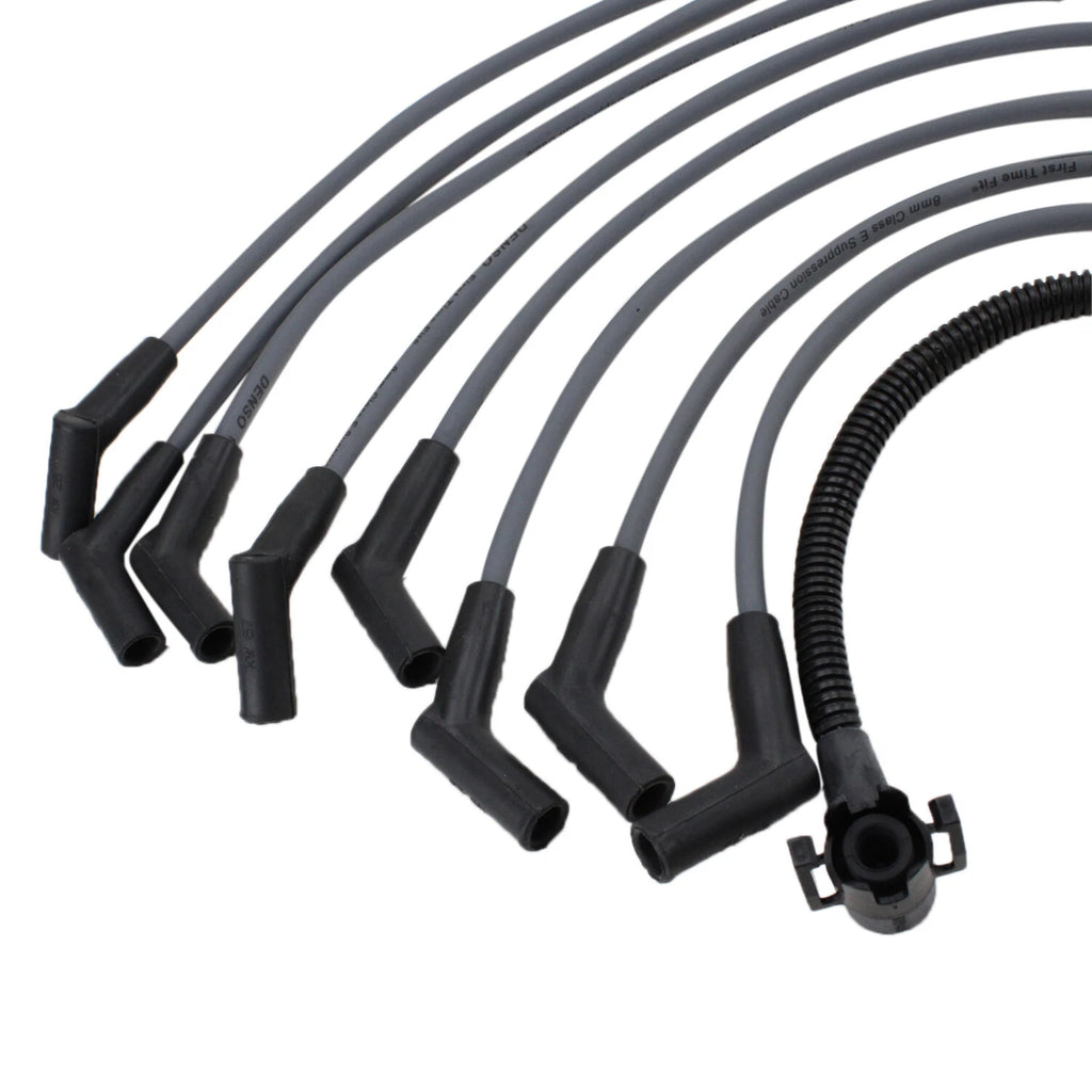 Set of 8mm Spark Plug Wires for DeTomaso Ford Bronco E-150 Ecoline (1975–1996)