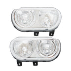 Set of 2 Headlight Assemblies for Dodge Challenger (2008–2014) Halogen