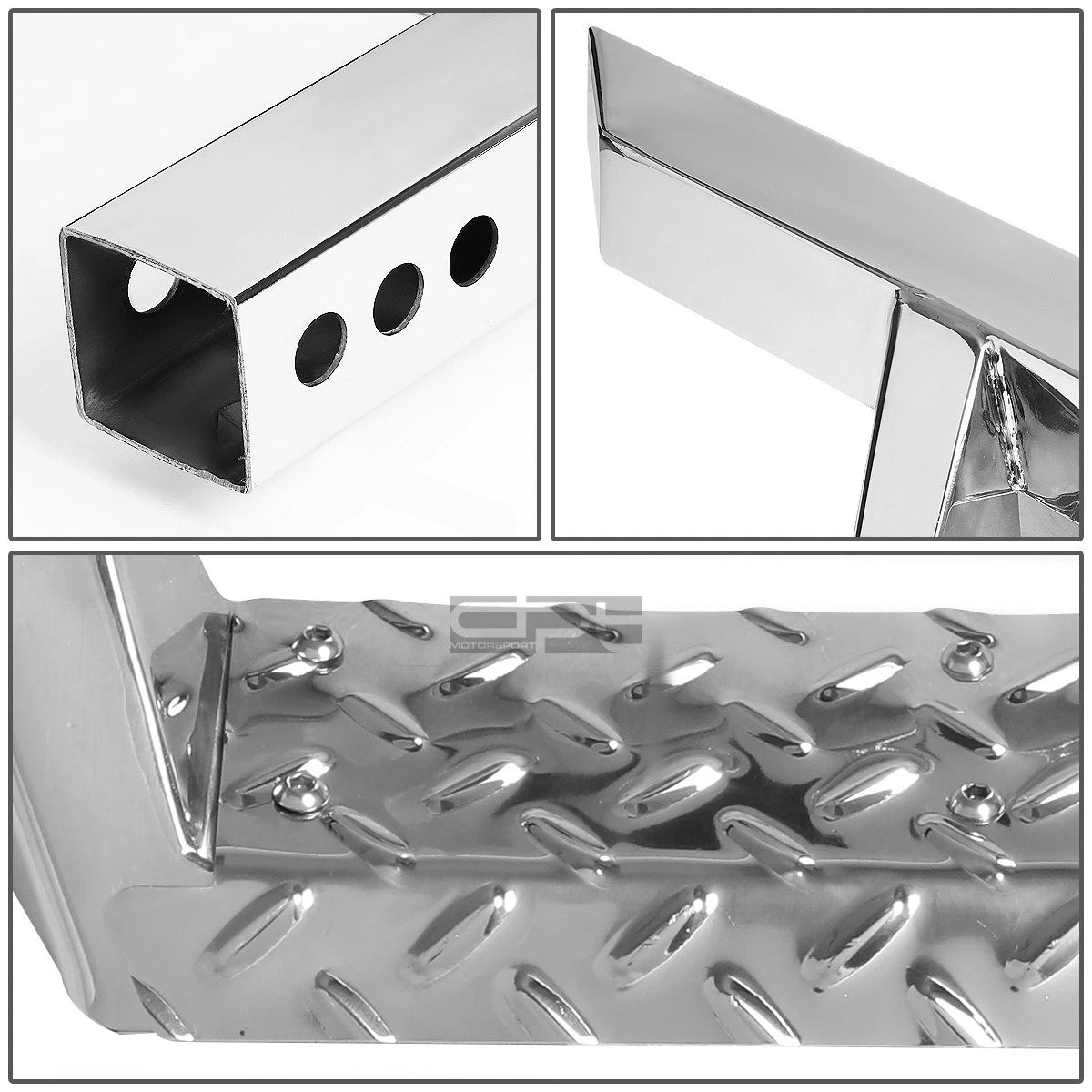 2" Receiver Chrome Trailer Tow Hitch Step Bar for Universal Fit (32.5"x2.25")