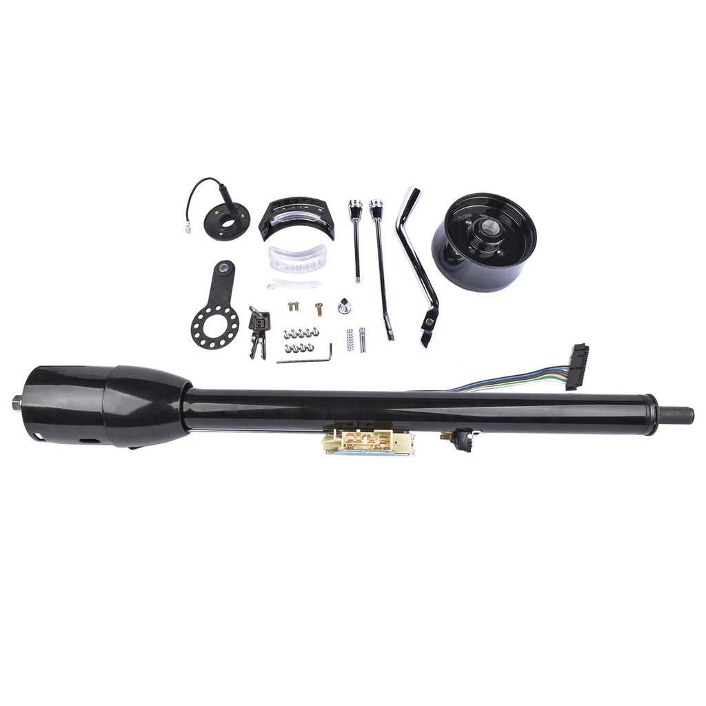 32" Black Stainless Steel Tilt Steering Column for Make Model (YYYY–YYYY)