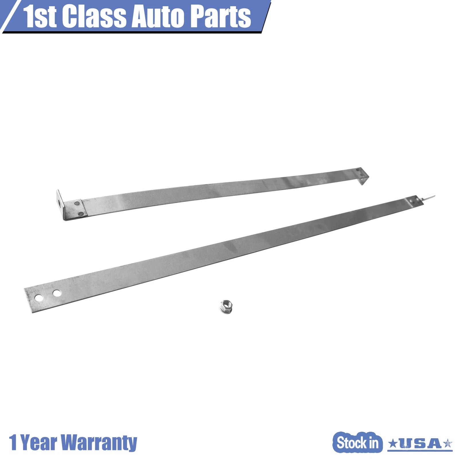 Set of 2 Fuel Tank Straps for Chevrolet S10/S15/Sonoma/Syclone (1982–2004)