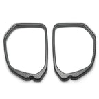 Carbon Fiber Pattern Mirror Rear View Bezel Trims for Honda Civic Type R (2016-2019)