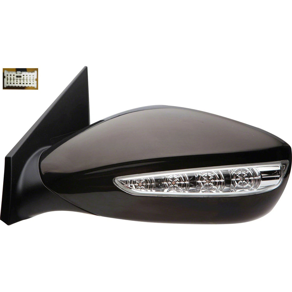 Power Door Mirror Driver Side Replacement w Turn Signal for Toyota (2005–2015)