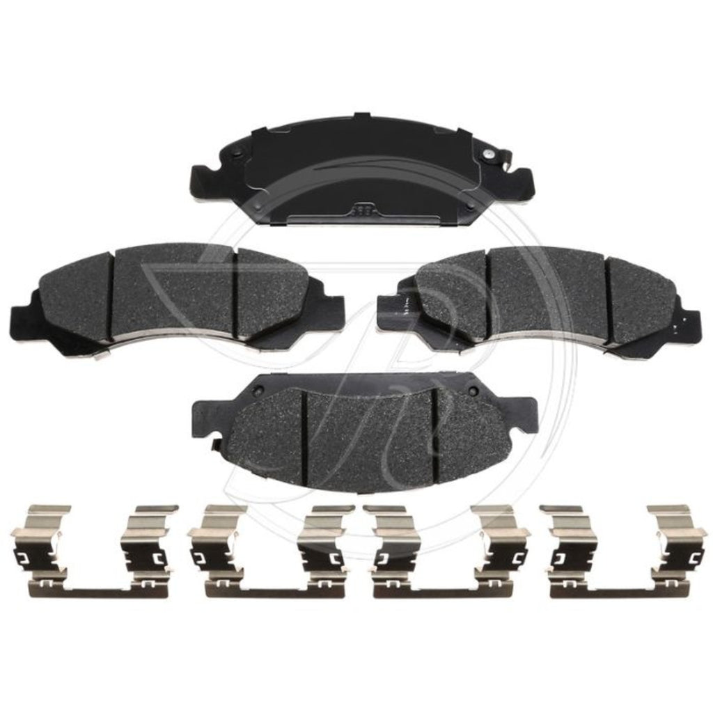 Set of 4 Brake Pads for Chevrolet Silverado 1500 (2014–2018)
