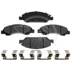 Set of 4 Brake Pads for Chevrolet Silverado 1500 (2014–2018)