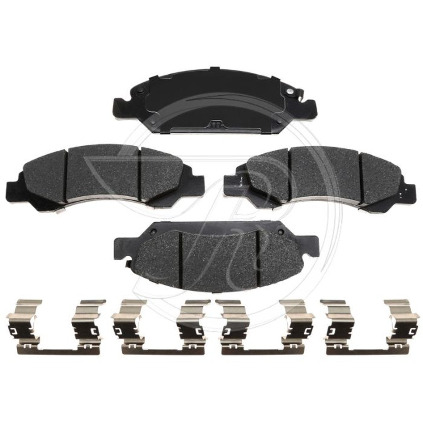 Set of 4 Brake Pads for Chevrolet Silverado 1500 (2014–2018)