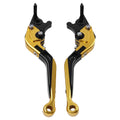 CNC Extendable Brake Clutch Levers for Benelli TRK502/X BN302S (2015–2019) Gold