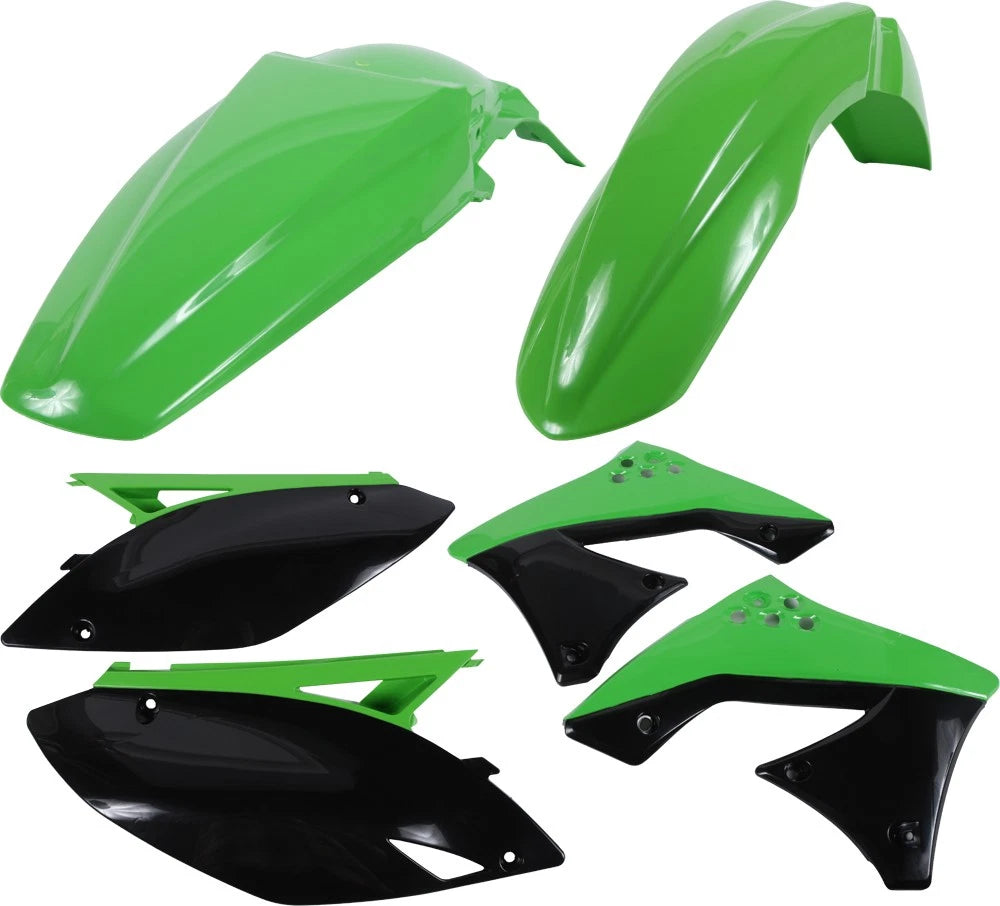 Acerbis Offroad Plastic Body Kit for Kawasaki KX250F (2009–2012) - Green