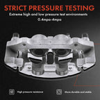 Set of 6 Front Brake Calipers & Pads for Ford Expedition Lincoln Navigator
