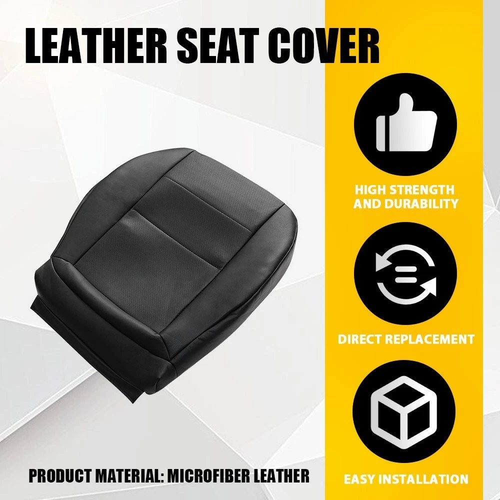 Driver Bottom Seat Cover Black for Mercedes Benz C250 C300 C350 (2008–2014)