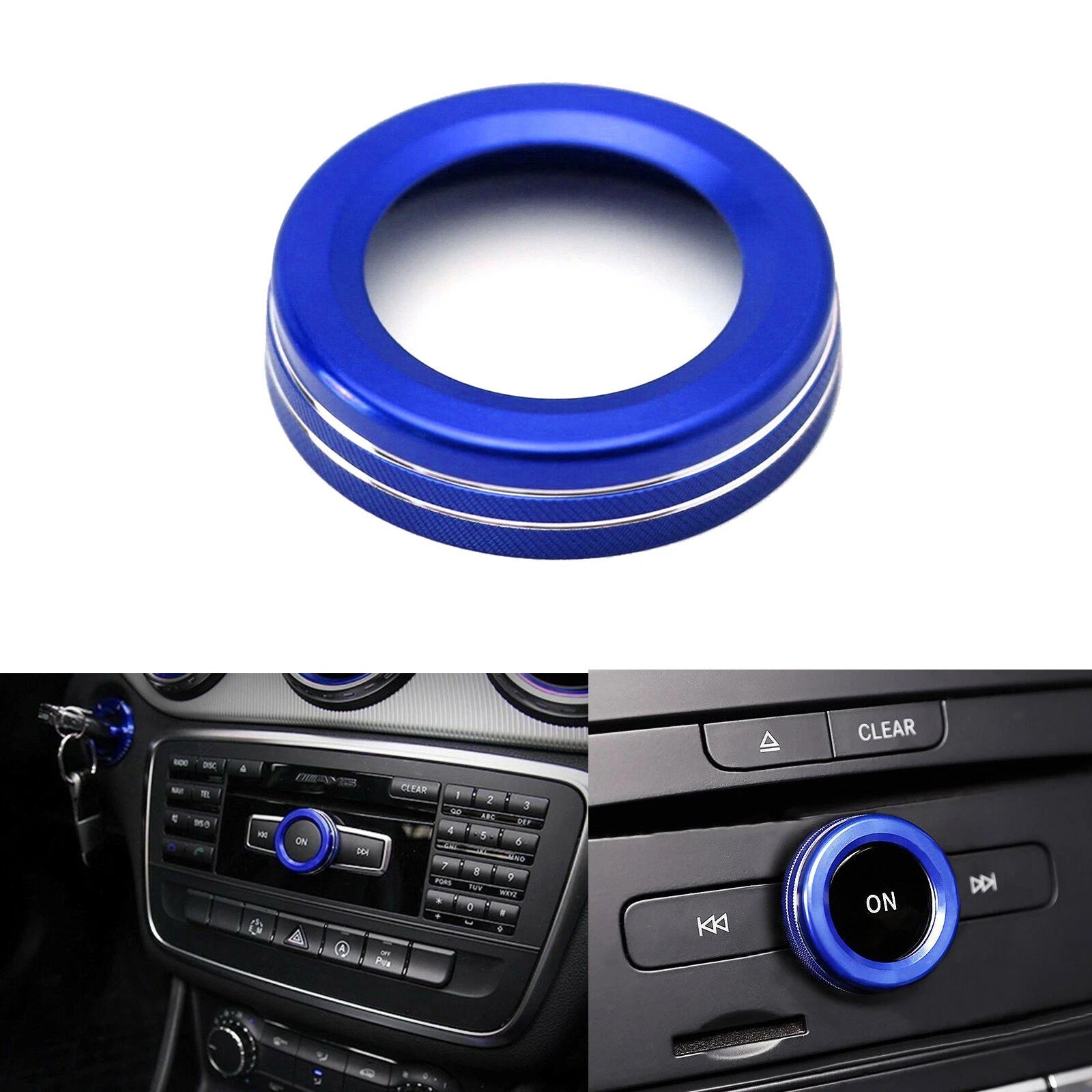 Center Console Volume Switch Knob Ring for Mercedes A-Class B-Class (2013–2019)