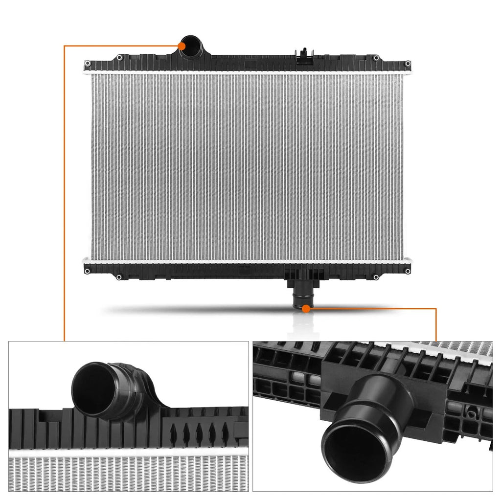 Full Aluminum Core 2-Row Cooling Radiator for Peterbilt 330/335 (2008–2010)