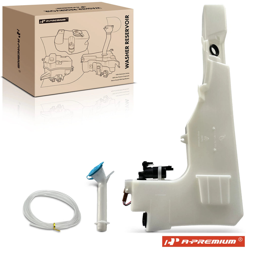 Windshield Washer Reservoir with Pump & Cap for Nissan Pathfinder (2005–2008)
