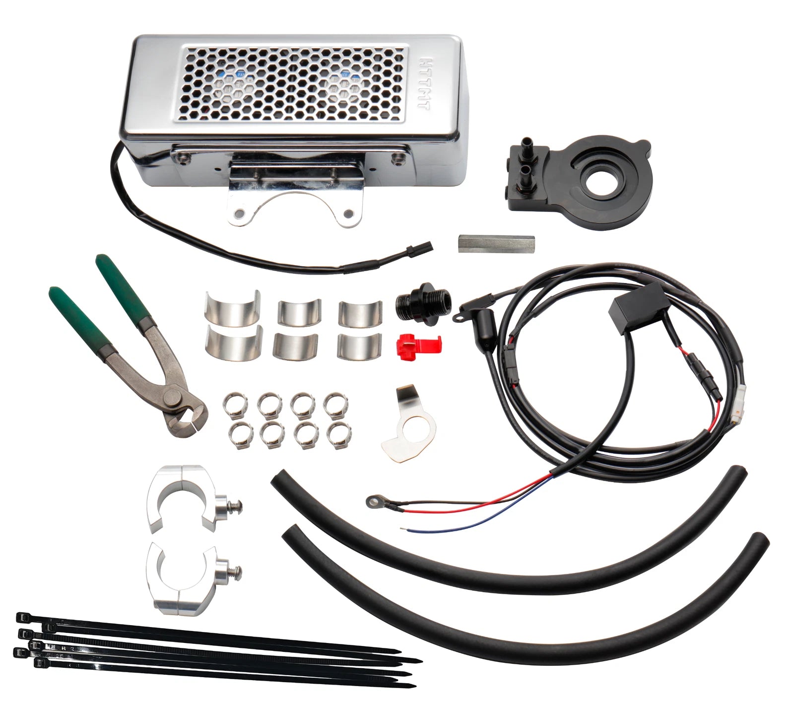 Chrome Reefer Oil Cooler for Harley Touring/Softail (2017–2023)