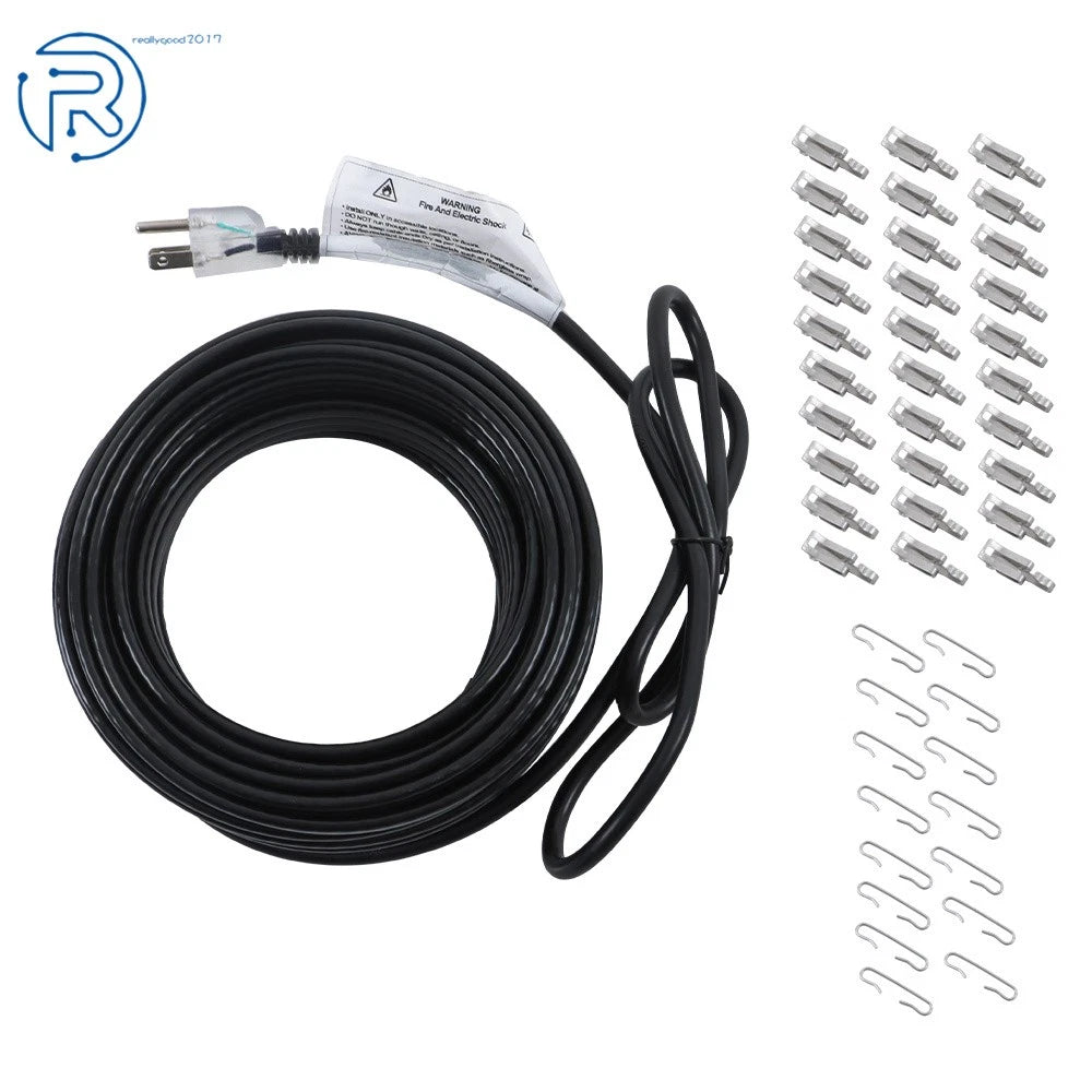 50 FT Heating Cable for Pipe Freeze Protection (120V)