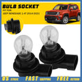 2X Front Daytime Running Light Bulb Holder Socket for Jeep Renegade (2014–2021)