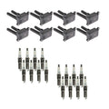 Set of 8 Ignition Coils & 16 Platinum Spark Plugs for Dodge Charger 300 (2006–2021)