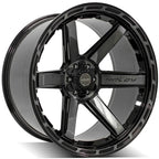 24" Gloss Black Wheel w/Brushed Face for 2001-07 Toyota Sequoia - RVO4214