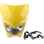 35W Front Headlight Lamp for Motorcycle Dirt Bike 250cc Yellow