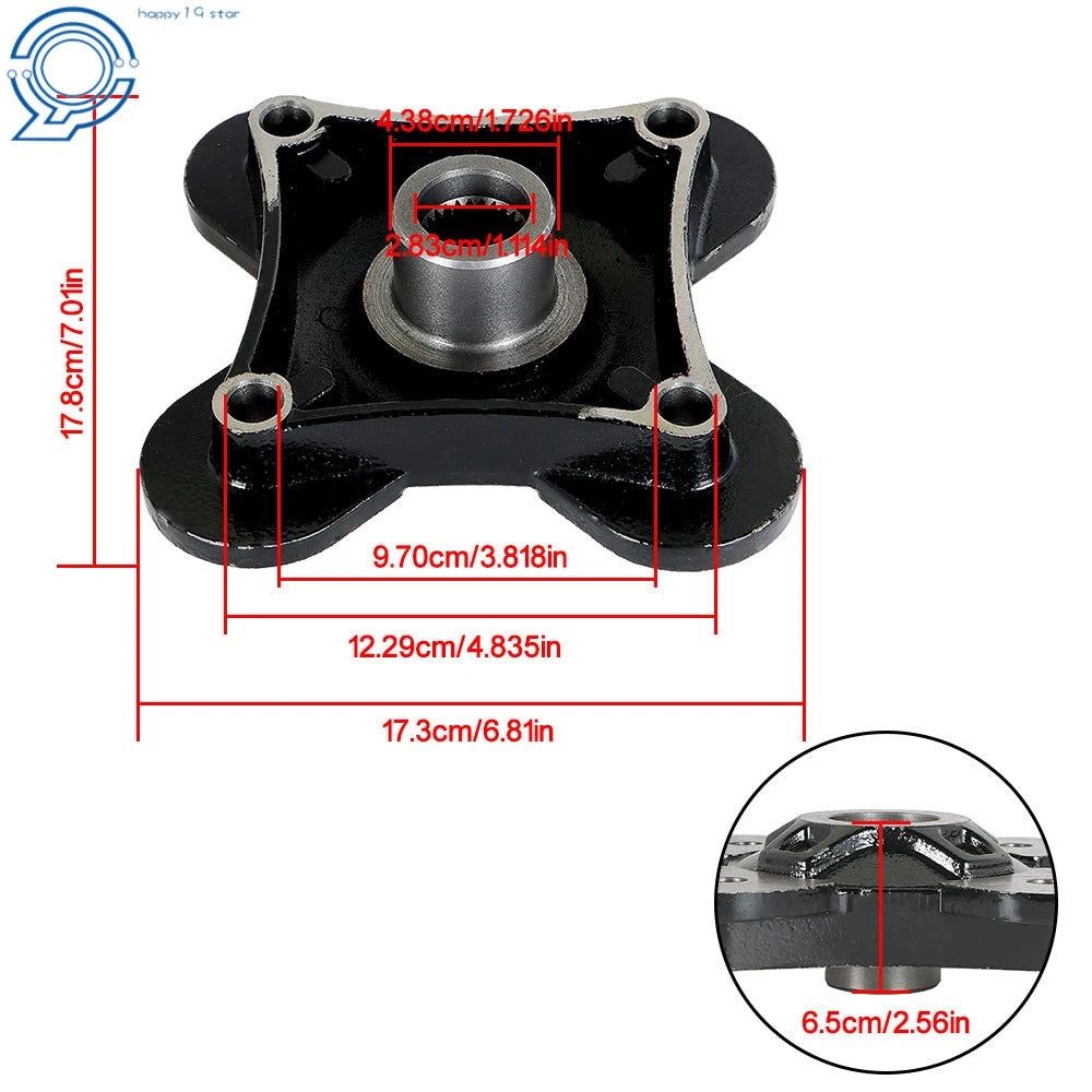 Wheel Hub for Polaris XP RZR 1000, RZR XP 4 1000 (2014–2017)