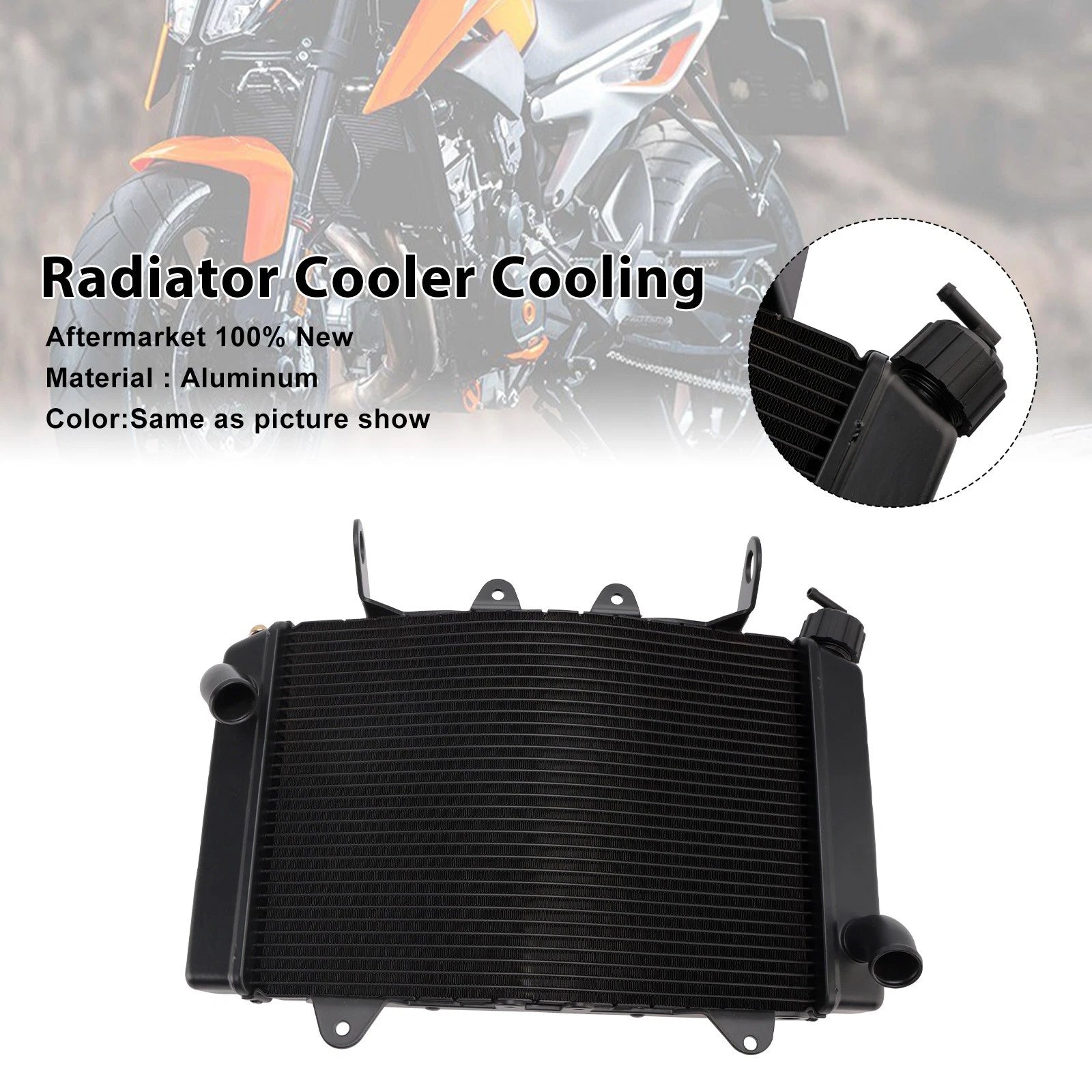 Radiator Cooling Engine Cooler for KTM 790 Duke (2018–2025), 890 Duke (2021–2025)