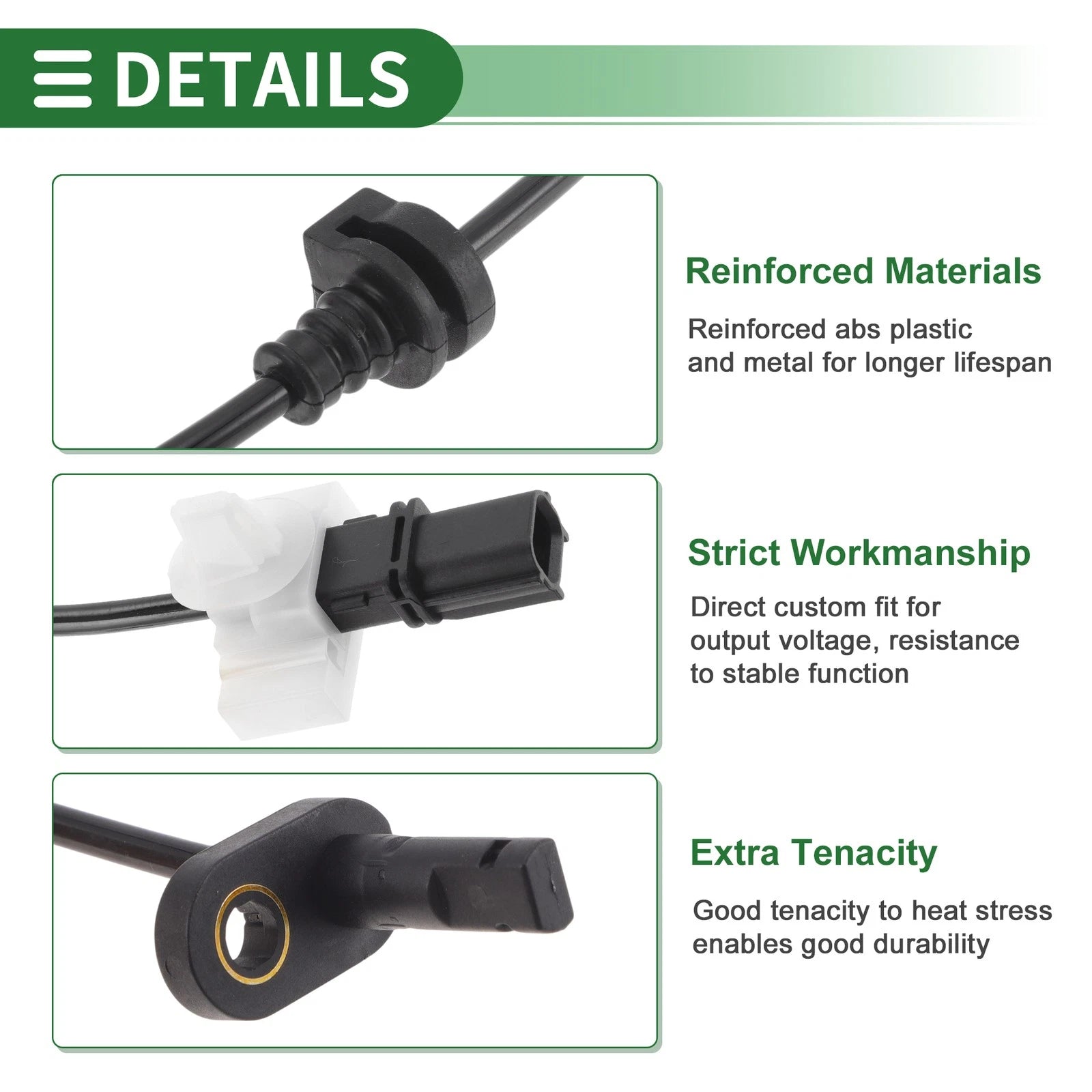ABS Wheel Speed Sensor No. 57475T4NH01 for Honda Jade FR1 (2013–2016)