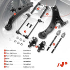 10xFront Lower Control Arm Ball Joint Sway Bar Tie Rod for Camry (2012-2014)