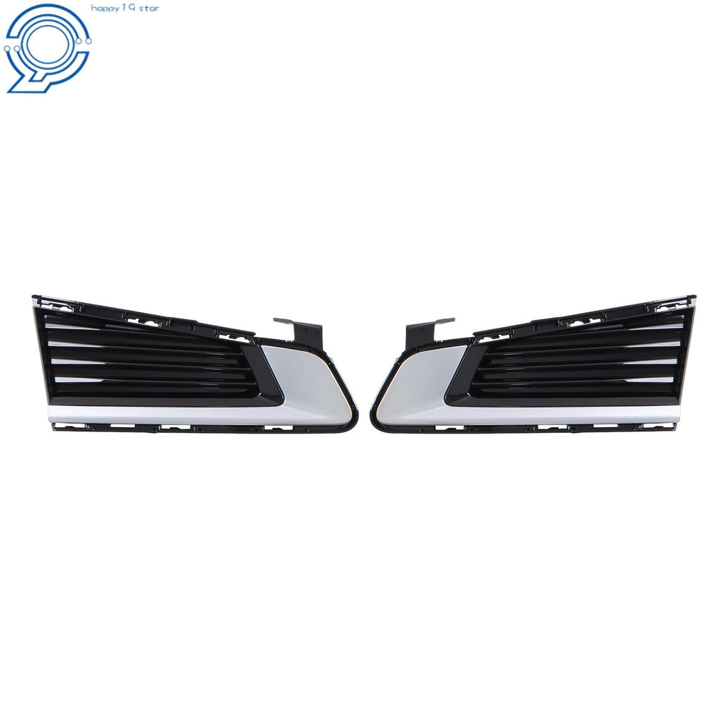 Set of 2 Fog Light Covers for Cadillac CTS (2014–2019) Matte Chrome
