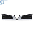 Set of 2 Fog Light Covers for Cadillac CTS (2014–2019) Matte Chrome