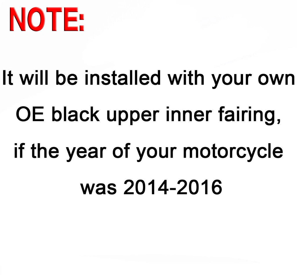 Glossy Blue Fairing Kit for Honda CBR 650F (2014–2018)
