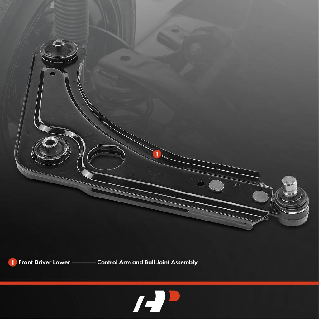 Front Left Lower Control Arm with Ball Joint for Ford Escort (1997-2002)