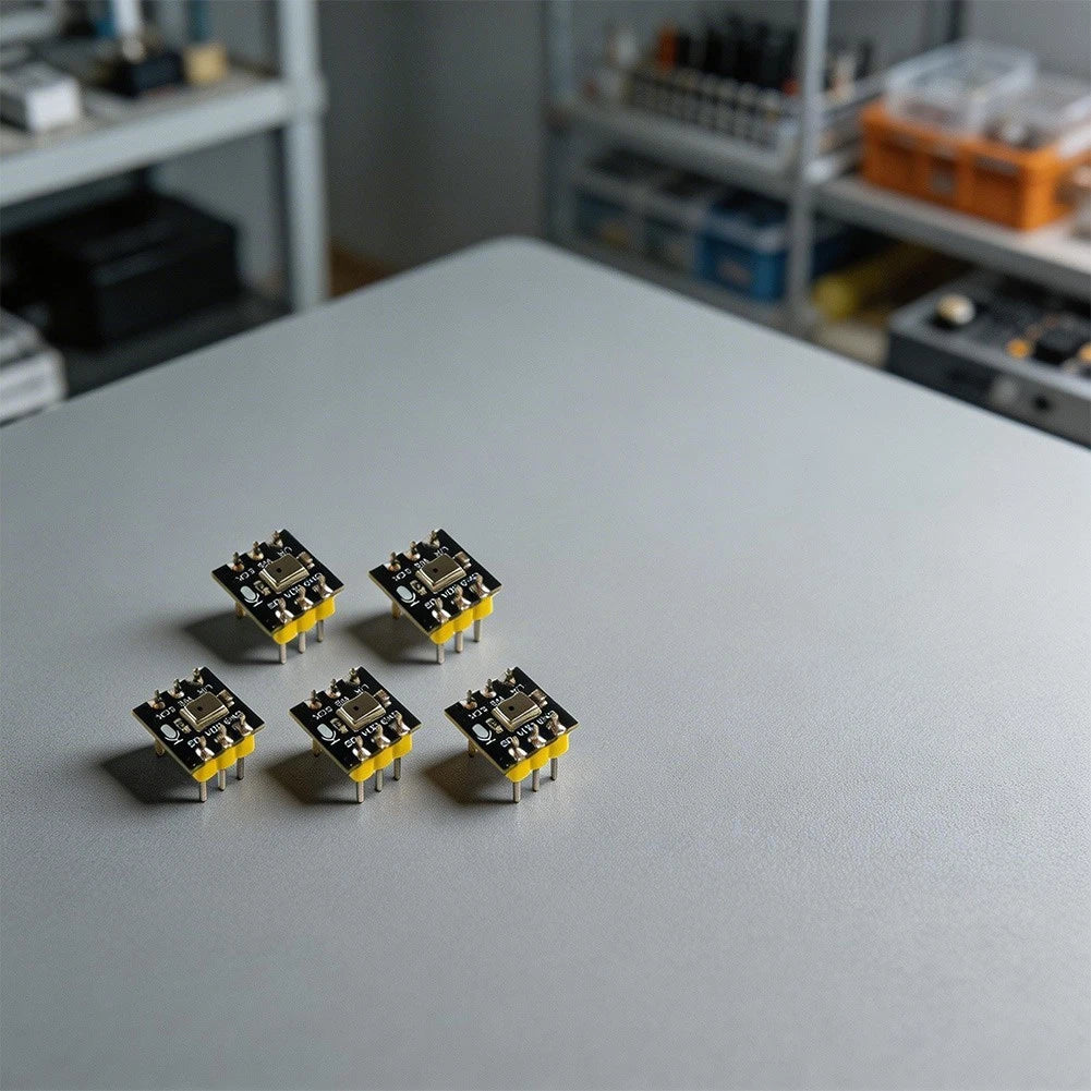 5-Pack INMP441 24-Bit I2S Omnidirectional Microphone Module Black PCB