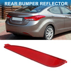 Rear Left Bumper Reflector for Hyundai Elantra (2011-2013) Red