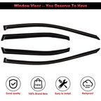 4Pcs Window Visor Shade Rain Guard for Acura TSX (2004–2008)