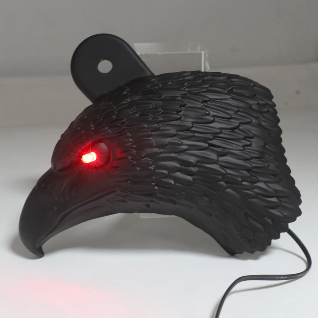 Black Eagle horn cover with LED for Harley Cowbell & V-Rod (1992–2020)
