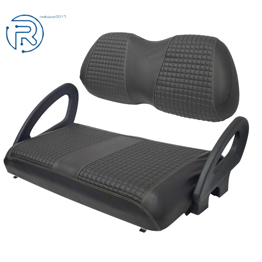 Seat Cover Kit for Club Car Precedent (2004–2023) - Black P Diamond