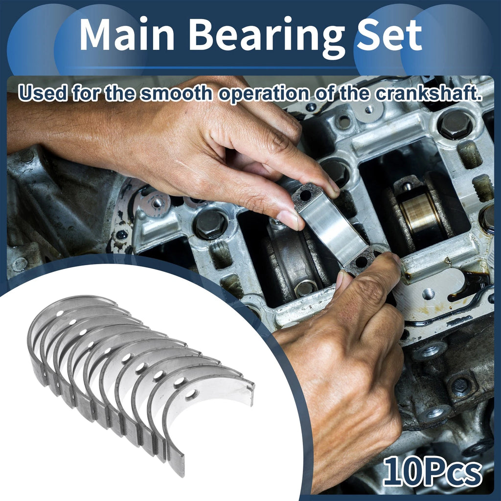 Main Bearing Set No. 1221521B00 for Nissan Micra (1982–1989) 10 Pcs